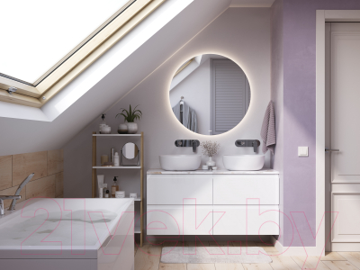 Зеркало Cersanit Eclipse smart 100x100 / 64145 (с подсветкой)