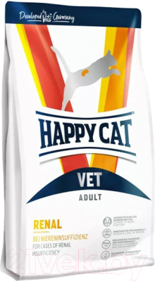 Сухой корм для кошек Happy Cat Vet Diet Renal Adult 24/21.5 / 70693 - фото