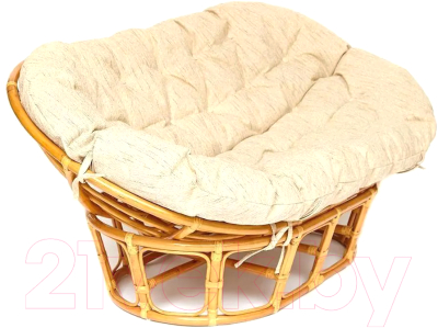 Кресло садовое Tetchair Mamasan 23/02 W с подушкой - фото