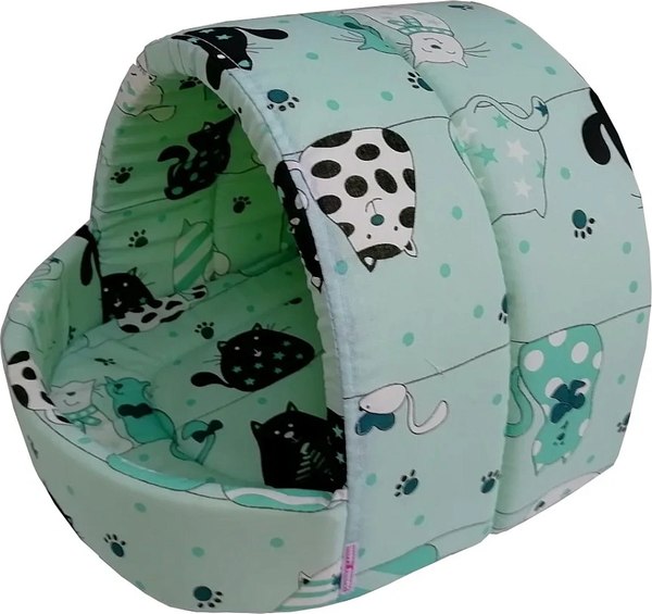 Лежанка для животных Happy Friends Эстрада Коты-мята stm 506 - фото