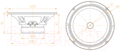 Среднечастотная АС DL Audio Barracuda 200