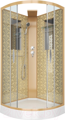 Душевая кабина Niagara NG-7715GBK 90x90x210 - фото