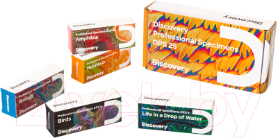 Набор микропрепаратов Levenhuk Discovery Prof DPS 25 / D78415