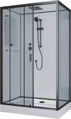 Душевая кабина Niagara NG-6912-01QL Black 120x80x210 - фото