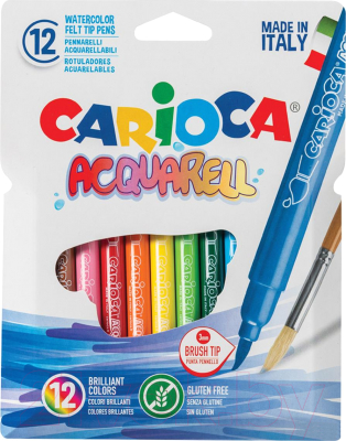 Фломастеры Carioca Acquarell / 42747 - фото