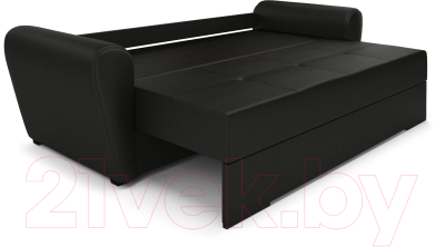 Диван Mebel-Ars Амстердам (экокожа черный)
