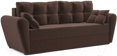 Диван Mebel-Ars Амстердам (кордрой коричневый) - фото