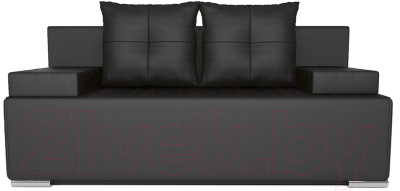 Диван Mebel-Ars Мадейра (экокожа черная)
