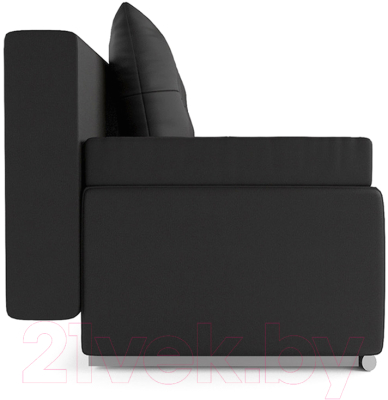 Диван Mebel-Ars Мадейра (экокожа черная)