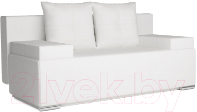 Диван Mebel-Ars Мадейра (экокожа белая) - фото