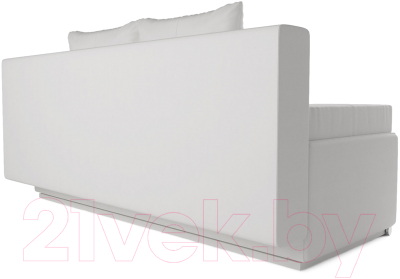 Диван Mebel-Ars Мадейра (экокожа белая)