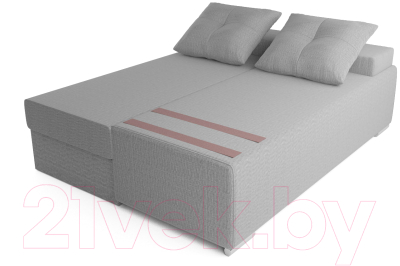 Диван Mebel-Ars Мадейра (рогожка серая)