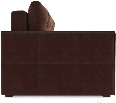 Диван Mebel-Ars Еврокнижка Бостон (коричневый Luna 092)