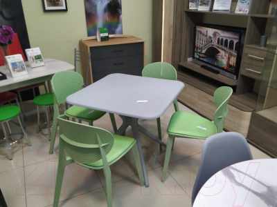 Обеденный стол Sheffilton SHT-TU30/TT30 83/83 (серый/серый)