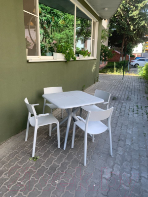 Обеденный стол Sheffilton SHT-TU30/TT30 83/83 (серый/серый)