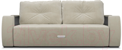 Диван Mebel-Ars Еврокнижка Мальтида (бархат бежевый/Star Velvet 6 Light Beige)