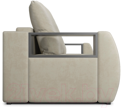 Диван Mebel-Ars Еврокнижка Мальтида (бархат бежевый/Star Velvet 6 Light Beige)