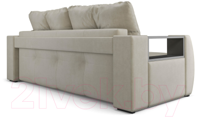 Диван Mebel-Ars Еврокнижка Мальтида (бархат бежевый/Star Velvet 6 Light Beige)
