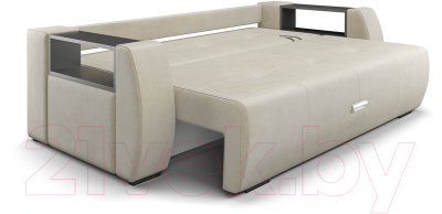 Диван Mebel-Ars Еврокнижка Мальтида (бархат бежевый/Star Velvet 6 Light Beige)
