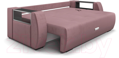 Диван Mebel-Ars Еврокнижка Мальтида (велюр пудра НВ-178/18)