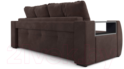 Диван Mebel-Ars Еврокнижка Мальтида (велюр молочный шоколад НВ-178/13)