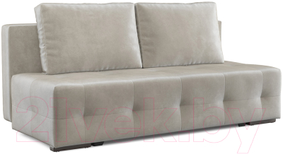 Диван Mebel-Ars Еврокнижка Марсель №1 (бархат бежевый/Star Velvet 6 Light Beige) - фото