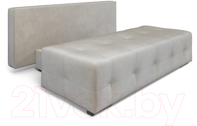 Диван Mebel-Ars Еврокнижка Марсель №1 (бархат бежевый/Star Velvet 6 Light Beige)