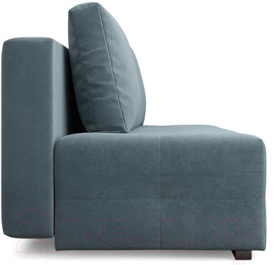 Диван Mebel-Ars Еврокнижка Марсель №1 (велюр серо-синий НВ-178/26)