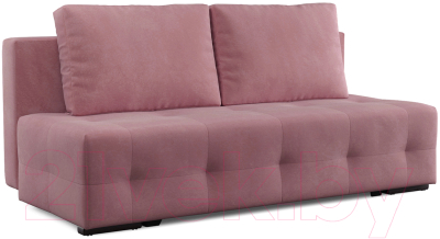 Диван Mebel-Ars Еврокнижка Марсель №1 (велюр пудра НВ-178/18) - фото