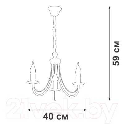 Люстра Vitaluce V3714-3/3