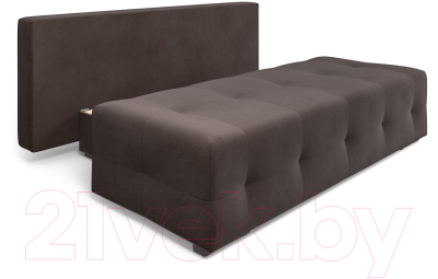 Диван Mebel-Ars Еврокнижка Марсель №1 (кордрой коричневый)
