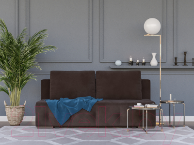 Диван Mebel-Ars Еврокнижка Марсель №1 (кордрой коричневый)