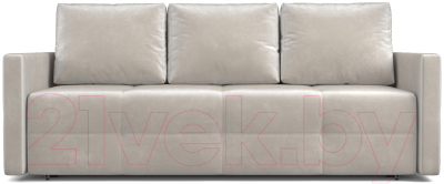 Диван Mebel-Ars Еврокнижка Марсель №2 (бархат бежевый/Star Velvet 6 Light Beige)
