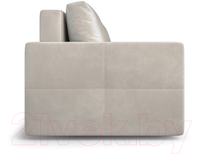 Диван Mebel-Ars Еврокнижка Марсель №2 (бархат бежевый/Star Velvet 6 Light Beige)