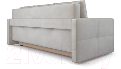 Диван Mebel-Ars Еврокнижка Марсель №2 (бархат бежевый/Star Velvet 6 Light Beige)