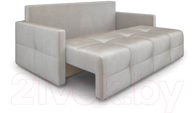 Диван Mebel-Ars Еврокнижка Марсель №2 (бархат бежевый/Star Velvet 6 Light Beige)