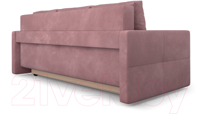 Диван Mebel-Ars Еврокнижка Марсель №2 (велюр пудра НВ-178/18)