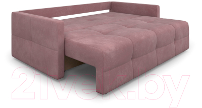 Диван Mebel-Ars Еврокнижка Марсель №2 (велюр пудра НВ-178/18)