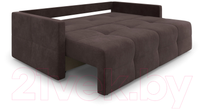 Диван Mebel-Ars Еврокнижка Марсель №2 (велюр молочный шоколад НВ-178/13)