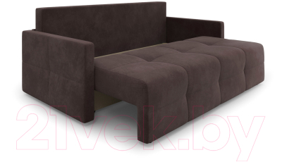 Диван Mebel-Ars Еврокнижка Марсель №2 (велюр молочный шоколад НВ-178/13)