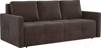 Диван Mebel-Ars Еврокнижка Марсель №2 (кордрой коричневый) - фото