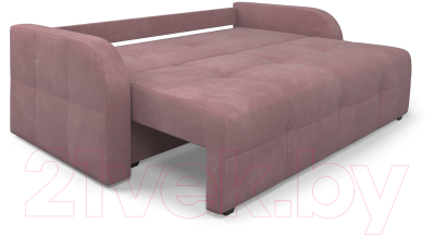 Диван Mebel-Ars Еврокнижка Марсель №3 (велюр пудра НВ-178/18)