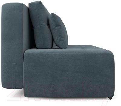 Диван Mebel-Ars Еврокнижка Марсель №4 (велюр серо-синий НВ-178/26)