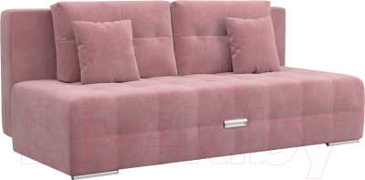 Диван Mebel-Ars Еврокнижка Марсель №4 (велюр пудра НВ-178/18) - фото