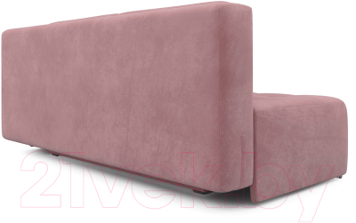 Диван Mebel-Ars Еврокнижка Марсель №4 (велюр пудра НВ-178/18)