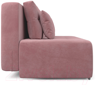 Диван Mebel-Ars Еврокнижка Марсель №4 (велюр пудра НВ-178/18)