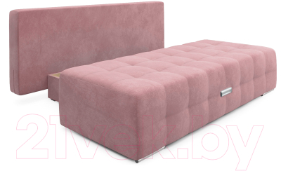 Диван Mebel-Ars Еврокнижка Марсель №4 (велюр пудра НВ-178/18)