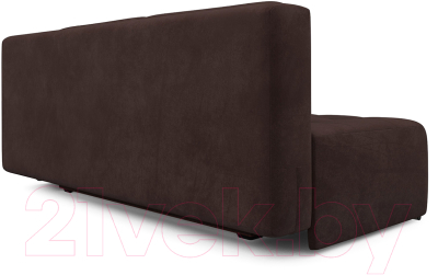 Диван Mebel-Ars Еврокнижка Марсель №4 (велюр шоколадный HB-178/16)