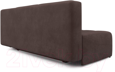 Диван Mebel-Ars Еврокнижка Марсель №4 (велюр молочный шоколад НВ-178/13)