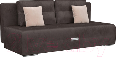 Диван Mebel-Ars Еврокнижка Марсель №4 (кордрой коричневый) - фото